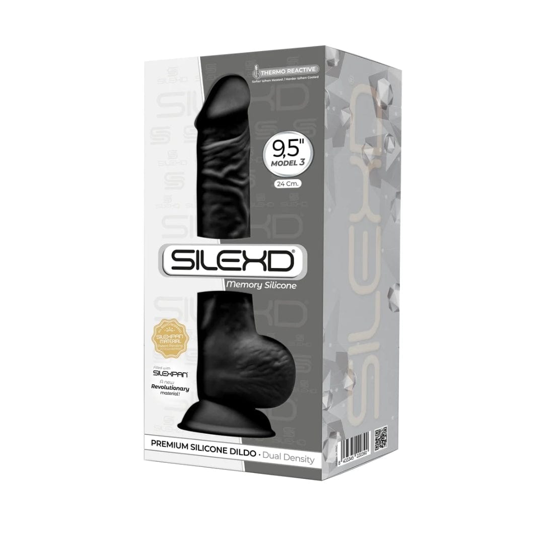 SilexD Dual Density Silicone Dildo 9.5 inch SilexD - For Me To Love