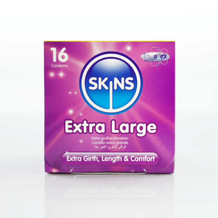 Skins - Extra Large Condom Cube | 16 Pack Skins - For Me To Love