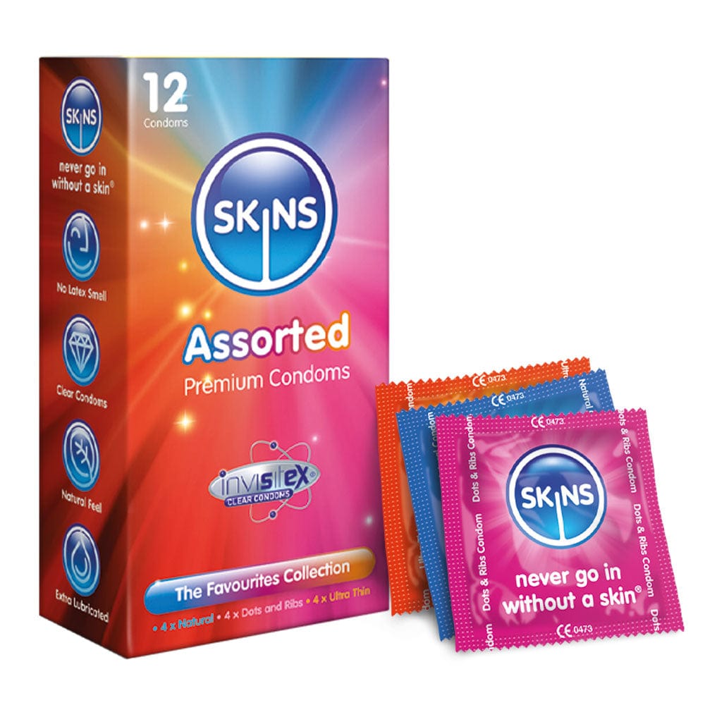 Skins Skins Condoms Assorted 12 Pack -  - D&R  NAT  UT