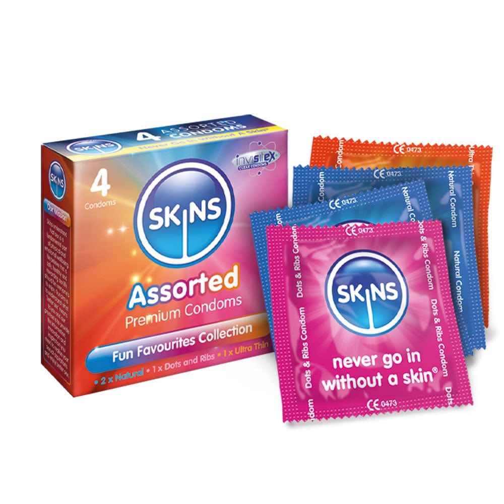 Skins Skins Condoms Assorted 4 Pack - D&R  NAT  UT