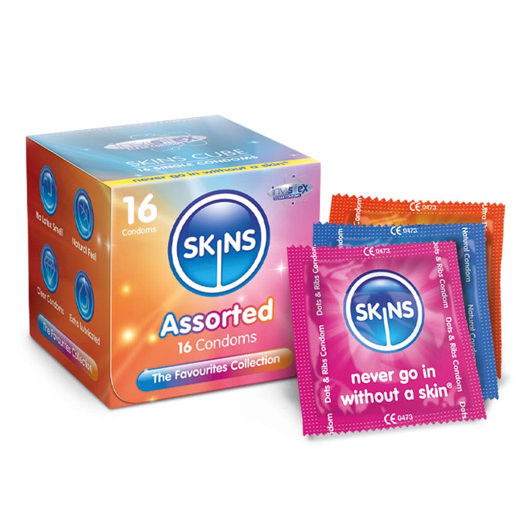 Skins Skins Condoms Assorted Cube 16 Pack - D&R  NAT  UT