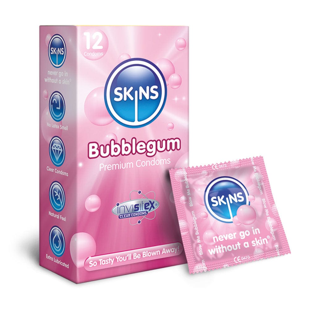 Skins Skins Condoms Bubblegum 12 Pack