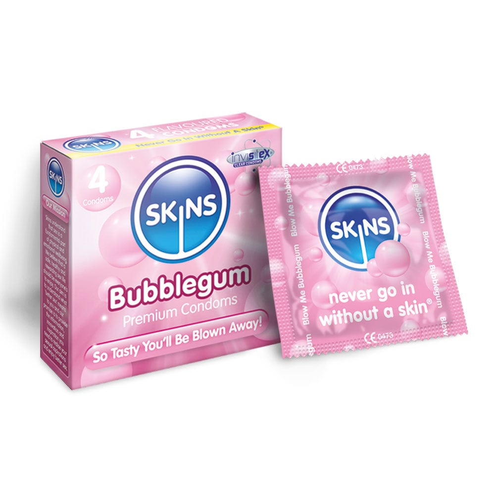 Skins Skins Condoms Bubblegum 4 Pack