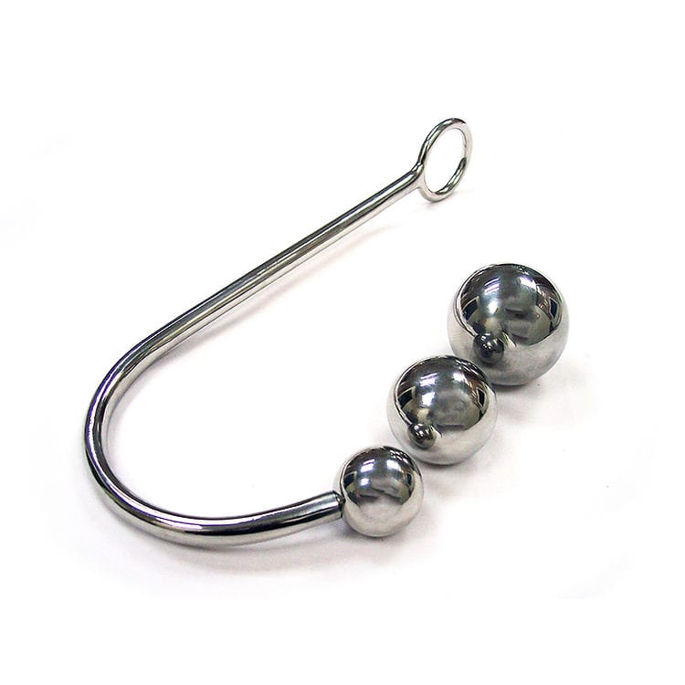 Stainless Steel 40mm Weighted Anal Ball with Screw Thread Rouge Stainless - For Me To Love