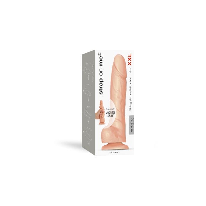 Strap On Me - Sliding Skin Realistic Dildo | Vanilla XXL Strap On Me - For Me To Love