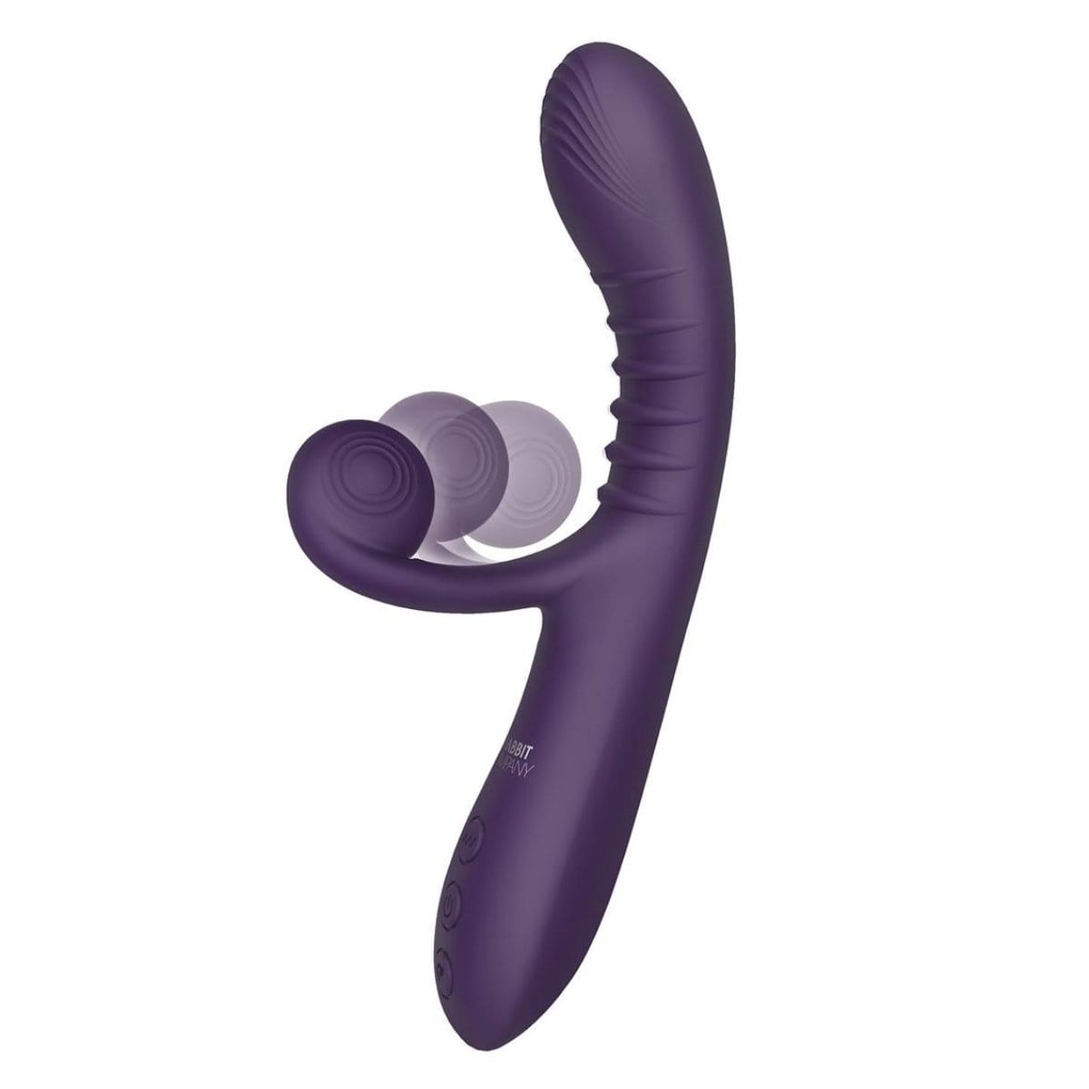 The Rabbit Company - Rolling Rabbit G-Spot & Clitoral Multi-Speed Vibrator | Purple The Rabbit Company - For Me To Love