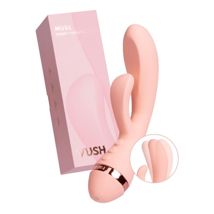 VUSH - MUSE Rabbit Vibrator - Magnetic USB Rechargeable Vush - For Me To Love