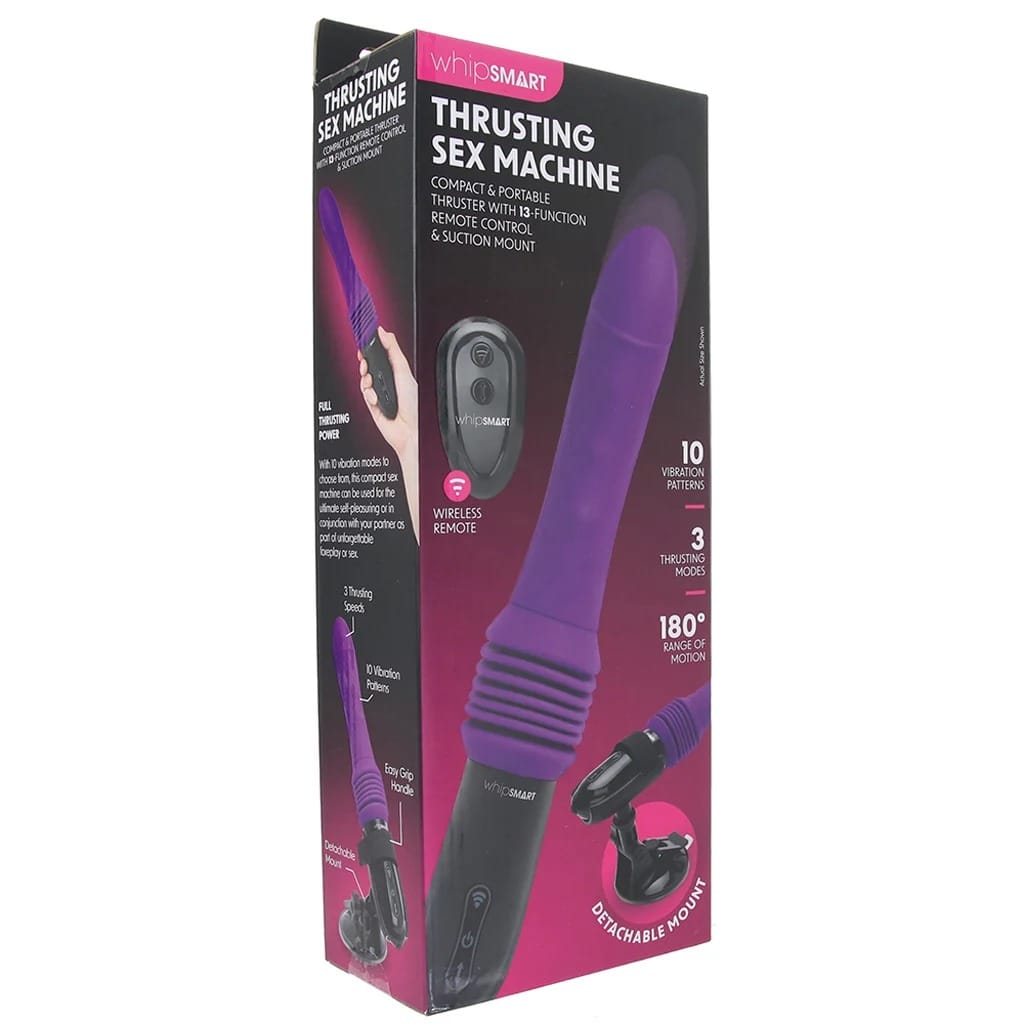 Whipsmart - Thrusting Sex Machine With Silicone Dildo, Suction Mount & Remote WhipSmart - For Me To Love
