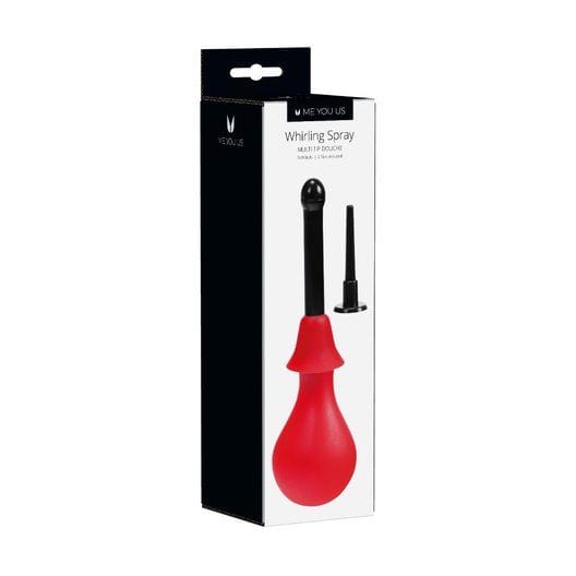 Whirling Douche with 2 Nozzles | 200ml Capacity - Red and Black Me You Us - For Me To Love