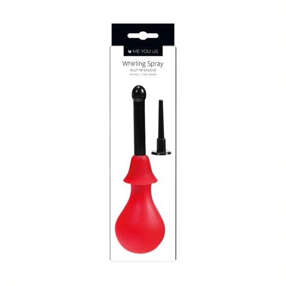 Whirling Douche with 2 Nozzles | 200ml Capacity - Red and Black Me You Us - For Me To Love