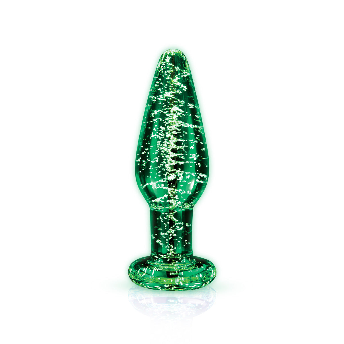 Whipsmart - Glow In The Dark Glass Butt Plug | 3.5 inches