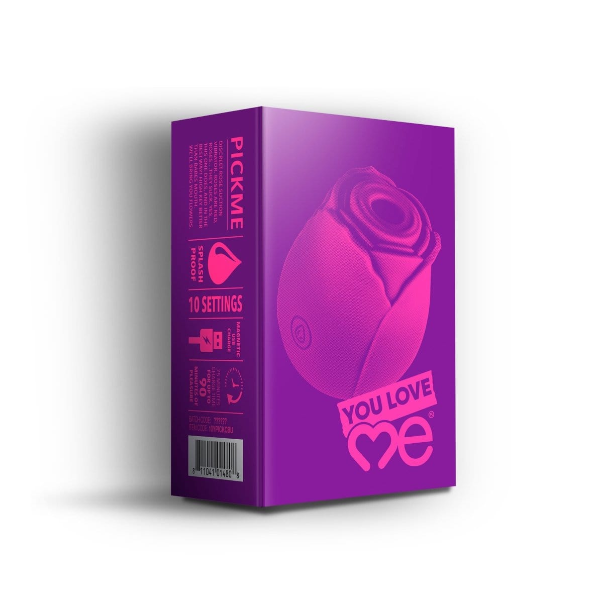 You Love Me - Introducing 'Pick Me' Valentine's Clitoral Suction Rose | USB Rechargeable You Love Me - For Me To Love